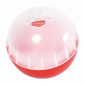 Мяч пластиковый с отверстиями для лакомств